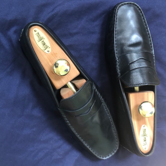 Tods Authentic Black Loafers Sz 7A main image 7